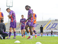 Moise Kean of ACF Fiorentina during the Italian Serie A football match between ACF Fiorentina and SS Lazio in Florence, Italy, on September...