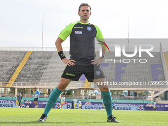 Marcenaro during the Italian Serie A football match between ACF Fiorentina and SS Lazio in Florence, Italy, on September 22, 2024, at the Ar...