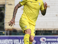 Manuel Lazzari of SS Lazio controls the ball during the Italian Serie A football match between ACF Fiorentina and SS Lazio in Florence, Ital...