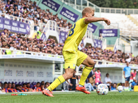 Gustav Isaksen of SS Lazio during the Italian Serie A football match between ACF Fiorentina and SS Lazio in Florence, Italy, on September 22...