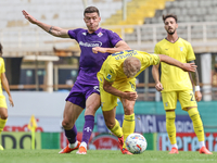 Robin Gosens of ACF Fiorentina during the Italian Serie A football match between ACF Fiorentina and SS Lazio in Florence, Italy, on Septembe...