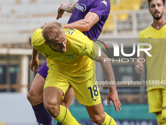 Gustav Isaksen of SS Lazio during the Italian Serie A football match between ACF Fiorentina and SS Lazio in Florence, Italy, on September 22...