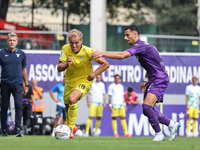 Gustav Isaksen of SS Lazio during the Italian Serie A football match between ACF Fiorentina and SS Lazio in Florence, Italy, on September 22...