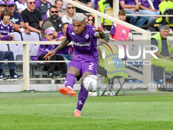 Domilson Cordeiro Dos Santos Dodo of ACF Fiorentina during the Italian Serie A football match between ACF Fiorentina and SS Lazio in Florenc...