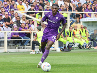 Moise Kean of ACF Fiorentina during the Italian Serie A football match between ACF Fiorentina and SS Lazio in Florence, Italy, on September...