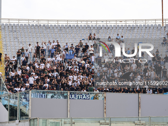 Supporters of SS Lazio during the Italian Serie A football match between ACF Fiorentina and SS Lazio in Florence, Italy, on September 22, 20...