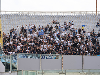 Supporters of SS Lazio during the Italian Serie A football match between ACF Fiorentina and SS Lazio in Florence, Italy, on September 22, 20...