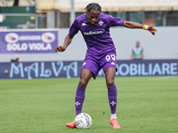 Christian Kouame of ACF Fiorentina during the Italian Serie A football match between ACF Fiorentina and SS Lazio in Florence, Italy, on Sept...