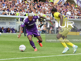 Domilson Cordeiro Dos Santos Dodo of ACF Fiorentina during the Italian Serie A football match between ACF Fiorentina and SS Lazio in Florenc...