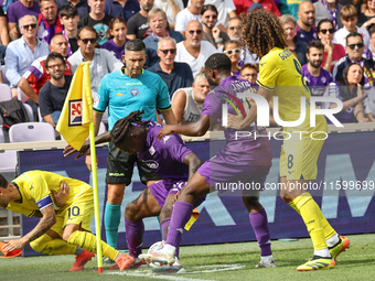 Matteo Guendouzi of SS Lazio during the Italian Serie A football match between ACF Fiorentina and SS Lazio in Florence, Italy, on September...