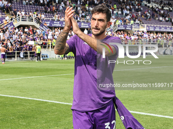 Danilo Cataldi of ACF Fiorentina during the Italian Serie A football match between ACF Fiorentina and SS Lazio in Florence, Italy, on Septem...