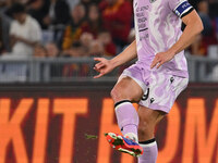 Jaka Bijol of Udinese Calcio is in action during the 5th day of the Serie A Championship between A.S. Roma and Udinese Calcio at the Olympic...