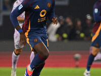 Manu Kone of A.S. Roma is in action during the 5th day of the Serie A Championship between A.S. Roma and Udinese Calcio at the Olympic Stadi...