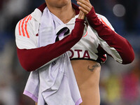 Paulo Dybala of A.S. Roma during the 5th day of the Serie A Championship between A.S. Roma and Udinese Calcio at the Olympic Stadium in Rome...