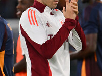 Stephan El Shaarawy of A.S. Roma during the 5th day of the Serie A Championship between A.S. Roma and Udinese Calcio at the Olympic Stadium...