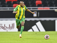 Abdelkarim Hassan of Al Wakrah SC plays in the Ooredoo Qatar Stars League 24/25 match between Al Rayyan SC and Al Wakrah SC at Ahmad Bin Ali...