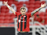 Roger Krug Guedes (#10) of Al Rayyan SC plays in the Ooredoo Qatar Stars League 24/25 match between Al Rayyan SC and Al Wakrah SC at Ahmad B...