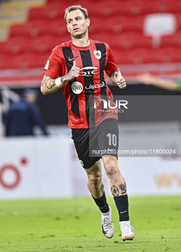 Roger Krug Guedes of Al Rayyan SC during the Ooredoo Qatar Stars League 24/25 match between Al Rayyan SC and Al Wakrah SC at Ahmad Bin Ali S...