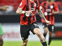 Roger Krug Guedes (#10) of Al Rayyan SC plays in the Ooredoo Qatar Stars League 24/25 match between Al Rayyan SC and Al Wakrah SC at Ahmad B...