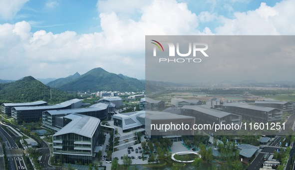 A view of the Nanhu Future Science Park (Hupan Laboratory Park) in the west of Hangzhou, China, on September 23, 2024. 