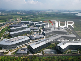 A view of the Nanhu Future Science Park (Hupan Laboratory Park) in the west of Hangzhou, China, on September 23, 2024. (