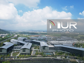 A view of the Nanhu Future Science Park (Hupan Laboratory Park) in the west of Hangzhou, China, on September 23, 2024. (