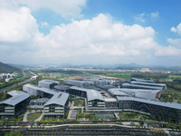 A view of the Nanhu Future Science Park (Hupan Laboratory Park) in the west of Hangzhou, China, on September 23, 2024. (