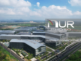 A view of the Nanhu Future Science Park (Hupan Laboratory Park) in the west of Hangzhou, China, on September 23, 2024. (