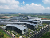 A view of the Nanhu Future Science Park (Hupan Laboratory Park) in the west of Hangzhou, China, on September 23, 2024. (