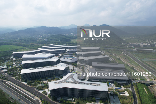 A view of the Nanhu Future Science Park (Hupan Laboratory Park) in the west of Hangzhou, China, on September 23, 2024. 