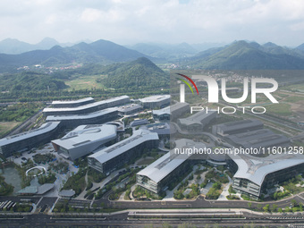 A view of the Nanhu Future Science Park (Hupan Laboratory Park) in the west of Hangzhou, China, on September 23, 2024. (