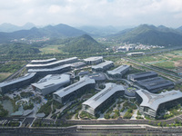 A view of the Nanhu Future Science Park (Hupan Laboratory Park) in the west of Hangzhou, China, on September 23, 2024. (