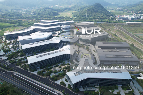 A view of the Nanhu Future Science Park (Hupan Laboratory Park) in the west of Hangzhou, China, on September 23, 2024. 