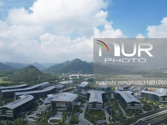 A view of the Nanhu Future Science Park (Hupan Laboratory Park) in the west of Hangzhou, China, on September 23, 2024. (