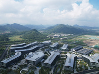 A view of the Nanhu Future Science Park (Hupan Laboratory Park) in the west of Hangzhou, China, on September 23, 2024. (