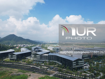 A view of the Nanhu Future Science Park (Hupan Laboratory Park) in the west of Hangzhou, China, on September 23, 2024. (