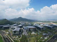 A view of the Nanhu Future Science Park (Hupan Laboratory Park) in the west of Hangzhou, China, on September 23, 2024. (