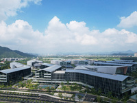 A view of the Nanhu Future Science Park (Hupan Laboratory Park) in the west of Hangzhou, China, on September 23, 2024. (