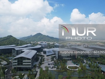 A view of the Nanhu Future Science Park (Hupan Laboratory Park) in the west of Hangzhou, China, on September 23, 2024. (