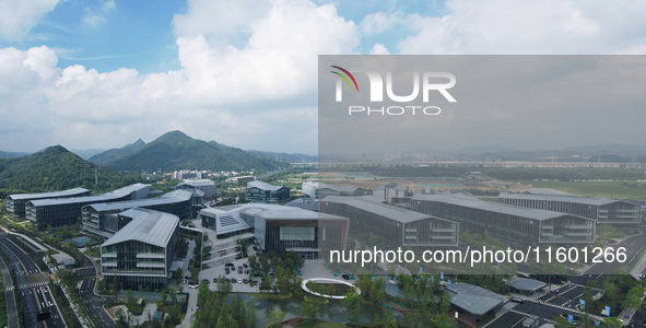 A view of the Nanhu Future Science Park (Hupan Laboratory Park) in the west of Hangzhou, China, on September 23, 2024. 