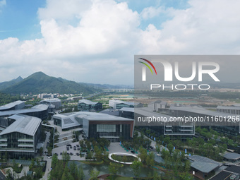 A view of the Nanhu Future Science Park (Hupan Laboratory Park) in the west of Hangzhou, China, on September 23, 2024. (