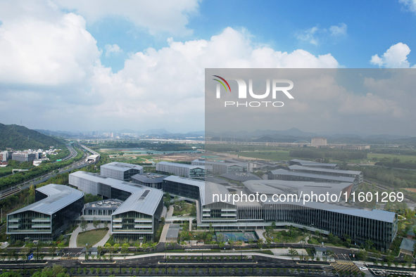 A view of the Nanhu Future Science Park (Hupan Laboratory Park) in the west of Hangzhou, China, on September 23, 2024. 