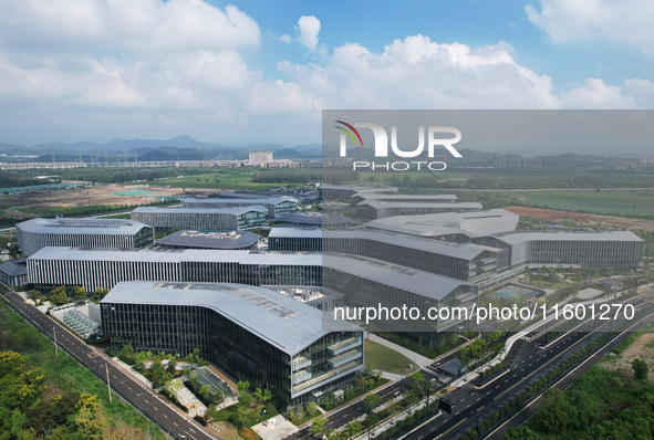 A view of the Nanhu Future Science Park (Hupan Laboratory Park) in the west of Hangzhou, China, on September 23, 2024. 