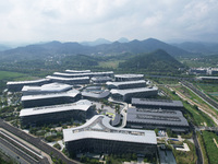 A view of the Nanhu Future Science Park (Hupan Laboratory Park) in the west of Hangzhou, China, on September 23, 2024. (