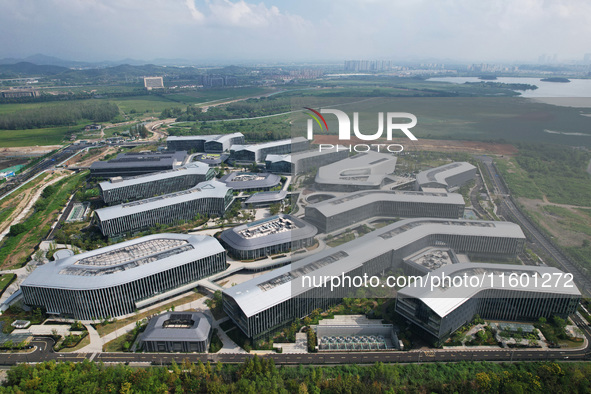 A view of the Nanhu Future Science Park (Hupan Laboratory Park) in the west of Hangzhou, China, on September 23, 2024. 