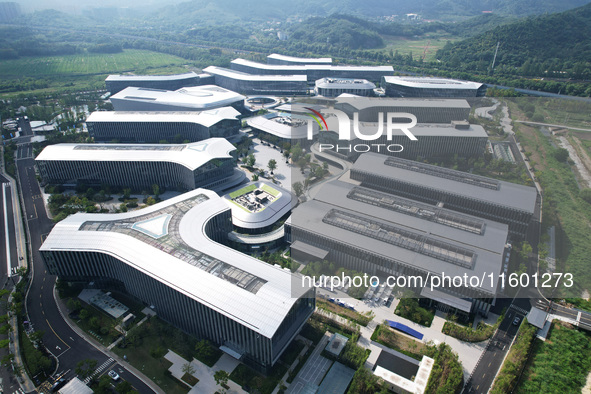 A view of the Nanhu Future Science Park (Hupan Laboratory Park) in the west of Hangzhou, China, on September 23, 2024. 