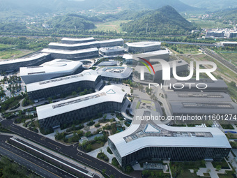 A view of the Nanhu Future Science Park (Hupan Laboratory Park) in the west of Hangzhou, China, on September 23, 2024. (