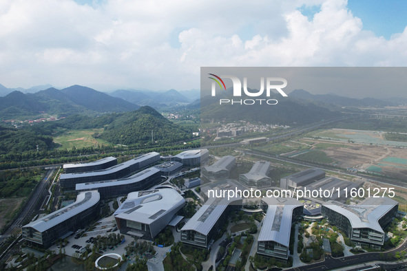 A view of the Nanhu Future Science Park (Hupan Laboratory Park) in the west of Hangzhou, China, on September 23, 2024. 