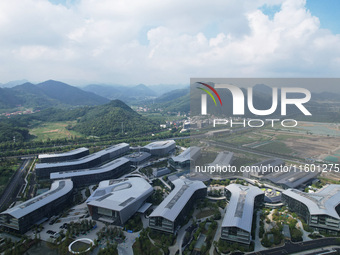 A view of the Nanhu Future Science Park (Hupan Laboratory Park) in the west of Hangzhou, China, on September 23, 2024. (