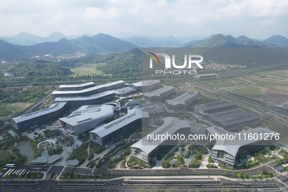 A view of the Nanhu Future Science Park (Hupan Laboratory Park) in the west of Hangzhou, China, on September 23, 2024. 